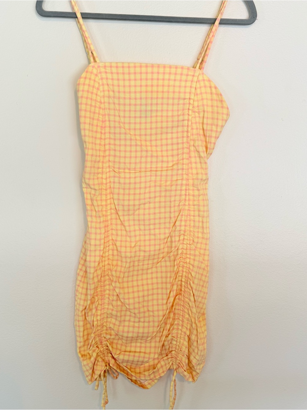 wild fable Pink and Yellow Gingham mini dress